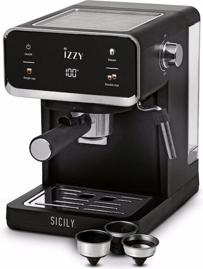 Izzy IZ-6017 Mixani Espresso 1000W Piesis 20bar Mavri